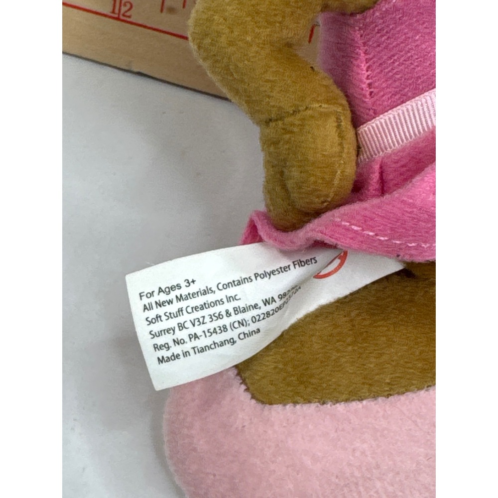 Rare Jackrabbit Dance Mascot Bunny Plush Ballerina Pink Tutu Soft Stuff Promo - Picture 7 of 8